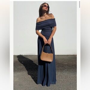 Lioness Field of Dreams Dress Navy BRAND NEW